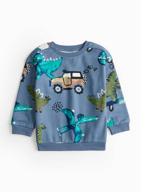 Dinosaur Print Sweatshirt 1-2 years